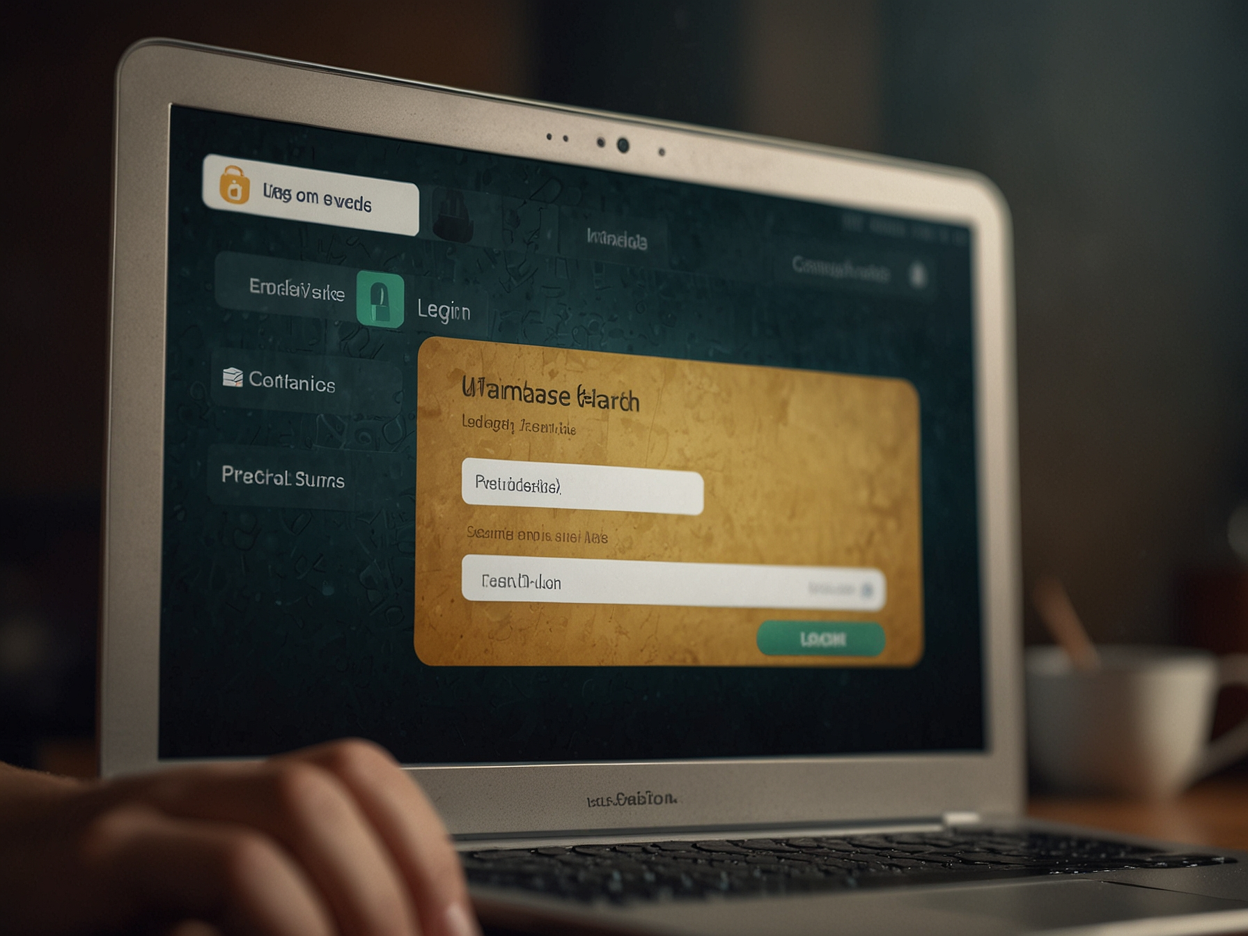 Secure account login